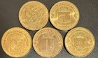 Russia 10 Rubles Cities Of Military Glory - 5 Different Coins