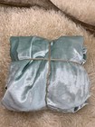 Pottery Barn Teen Shimmer Velvet Mint Bean Bag Large Chair Cover New  Retired  