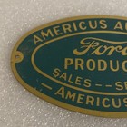 Vintage Ford Dealership Emblem americus Auto Co  Americus  Ga  brass Plaque