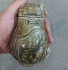 Nice Chinese Collectable Art Hand  Yuekiln Porcelain Jar