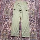 Vtg 60s 70s Boy Scouts Of America Bsa Cargo Pants Olive Green Talon Zip 29x31