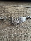 Wwii Us Army Air Force Sterling Silver Aircrew Member Wings Bracelet
