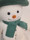 Eden The Snowman Stuffed Plush Toy Raymond Briggs Green Hat   Scarf Vintage 12   