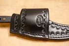 Custom Black Leather Crossdraw Sheath For Schrade Sharpfinger 152ot 