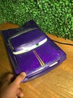 Disney Pixar Cars Purple gold Ramone Dvd Player W  Remote  grill Is Broken Read