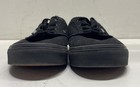 Vans Atwood Low Triple Black Canvas Skate Sneakers Youth Size 7 Women s 8 5