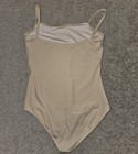 Capezio Girls Beige Sleeveless Camisole Dance Leotard  Size L ch