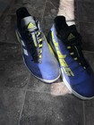 Adidas Barricade Men s 11 5 Tennis Shoes Black Blue Metallic Gz8482 Bounce