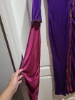 Renaissance Dress Medieval Costume Velvet Halloween Purple Gothic Gown S M Long