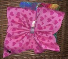 Nwt Girls Jojo Siwa 1 Large Pink Heart Bow   6 Smaller Dance Gem Bows