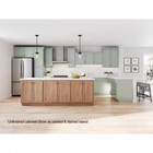 Kitchen Sink Base Cabinet Corner 36x34 5x24 Unfinished Beech Ready To Assemble