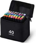 Alcohol Art Markers Dual Tip Set 40-274 Colors Permanent Sketch Pen