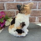 Handmade Wool Felt Calico Cat Plush Toy