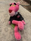 Vintage 1987 Pink Panther Plush Black Robe 24k Macys Special Posable 16  Toy