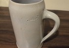 Rare Vintage German Winkler Amberg 1 Liter Beer Stein Mug Stoneware Unicorn 