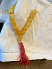 Vintage Butterscotch Bakelite Prayer Beads