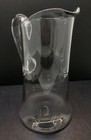 Vintage Mcm Atomic Starburst Etched Glass Cocktail Martini Pitcher 2 Quart