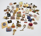 Lot Of 60  Pins Assorted Travel Religious Sports Vocation Vtg To Now Few Repeats
