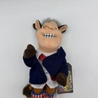 Meanie Beanie Babies Infamous Series Bull Bill Clinton Pants Down New With Tags