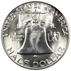 1961-d Franklin Half Dollar Bu Brilliantly Uncirculated 50c A2746