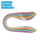 180pcs Quilling Strips Paper 3 8  10mm  54cm Paper Quilling Strip 36 Colors