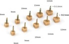 High Heel Tips Replacement Kit  Beige Taps Caps Replacement Repair  U-shape