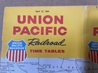 1964 Union Pacific Railroad Time Table Map Fare Pricing Advertising April 12th