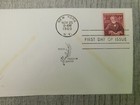 First Day Of Issue Andrew Carnegie Ny 1960 Peace Vintage Stamp Envelope Cover