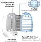 Flying Bug Zapper Indoor Insect Killer  Mosquitoes Trap W Blue Light   6 Pack 