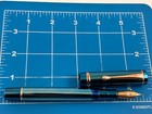 Judd s New Conklin Duragraph Metal Blue W rose Gold Fountain Pen W omniflex Nib
