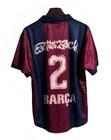 Nike Fc Barcelona X Cactus Jack Retro 2000 01 Home Skeleton Jersey  red blue 