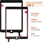 For Ipad Air 2 Touch Screen Digitizer Glass Replacement A1566 A1567 9 7  Kit