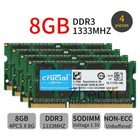 Crucial 32gb 16gb 8gb Ddr3 1333mhz Pc3-10600s 2rx8 Sodimm Laptop Memory Lot Ah