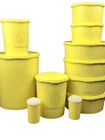 Tupperware Sunshine Yellow Harvest Gold Containers 22 Pc Full Set  Vintage Gold 