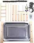 Bird Playground Birdcage Playstand Pet Bird Perch Platform Stand Parrot Play 