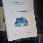 Ameco Ac-1 Shortwave Transmitter Am Mono Band Manual Tuning Gray