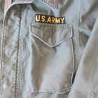Vtg Korean War Us Army Jacket Sz L Uniform Shirt Military 1950 s Sateen  read 