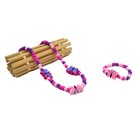 1set Girl s Wooden Flower Heart Animals Beads Necklace bracelet Kid Jewelry Set