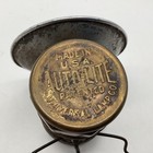 Antique Brass Auto-lite Carbide Coal Miners Head Lamp Universal Lamp Co Usa