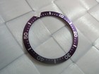 New Purple Bezel Insert 38mm Large Divers Skx007-009 7002-7001  6309-7040 Watch