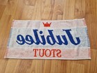 Rare Vintage Jubilee Stout Pub Bar Beer Towel Breweriana