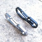 3x Stainless Steel Carabiner Key Chain Clip Hook Buckle Keychain Outdoor Hiking