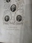 1849 Patrons Masonic Art George Washington Franklin Freemason Engraving Ephemera