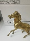 Vintage 11 1 2    8  Hollow Brass Horse Stallion Collectible 