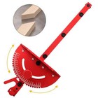 New Red Miters Gauge Aluminum Alloy Handle Benches Table Saw Router Miters Gauge