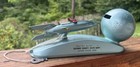 1950s Strato Mechanical Rocket Coin Bank Duro Mold Original Complete Excellent