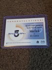 John Fleck Autographed Card   Babylon 5