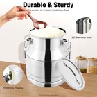 12l 20l 30l 40l 50l 60l Stainless Steel Dairy Farm Milk Can Milk Bucket W lid