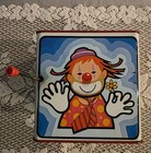 1971 Mattel Jack In The Music Box Clown Tin Toy   Music Works Intermittently 