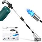 Weed Torch With Push Button Igniter  Propane Burner Flame Weeder Torch For Weeds